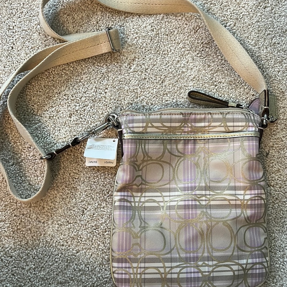 Coach cross body. NEW with tags.